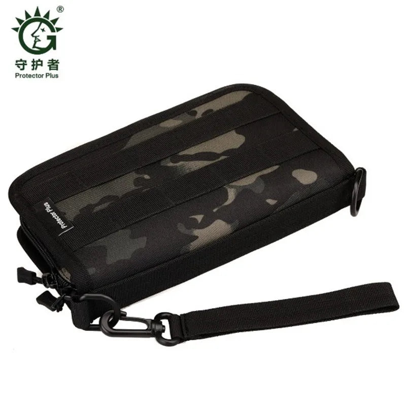 Camouflage Tactical Wallet Sports Hand Bag 6 Inches Nylon Military Pouch
