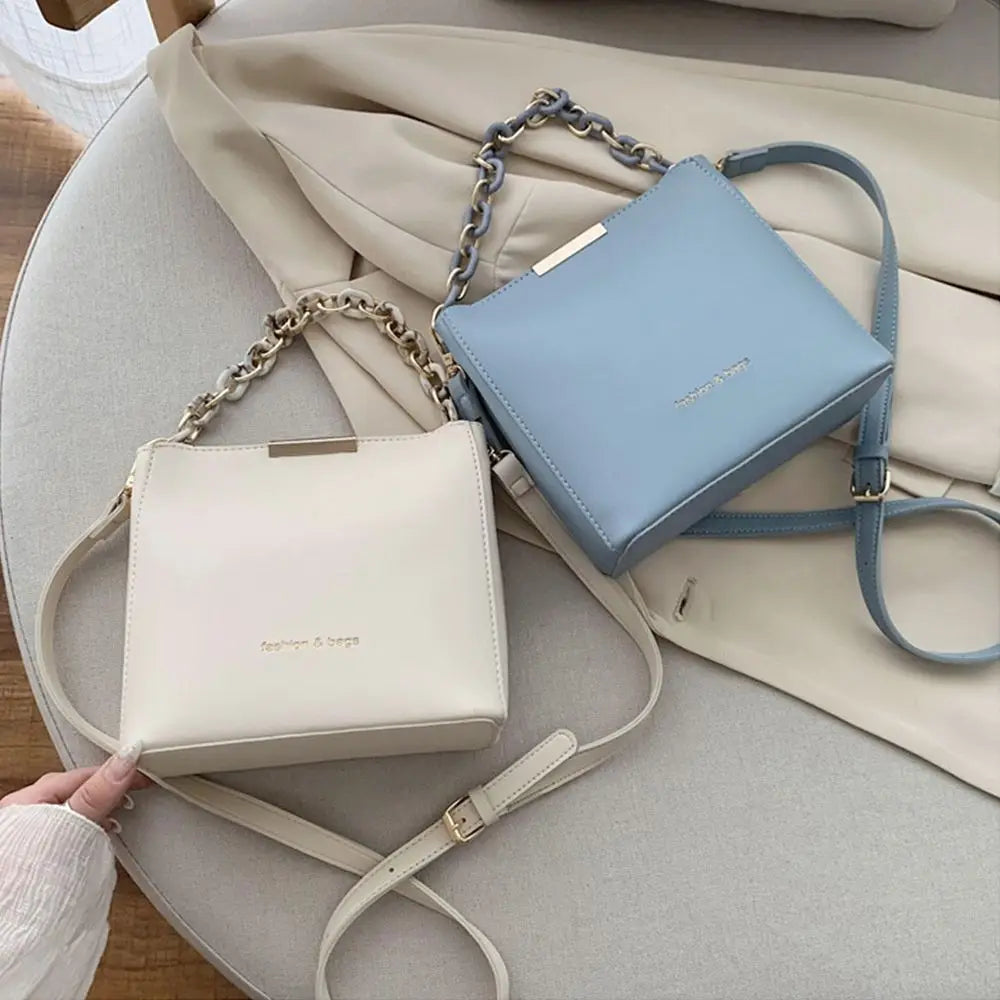 Large Capacity PU Leather Messenger Crossbody Bag