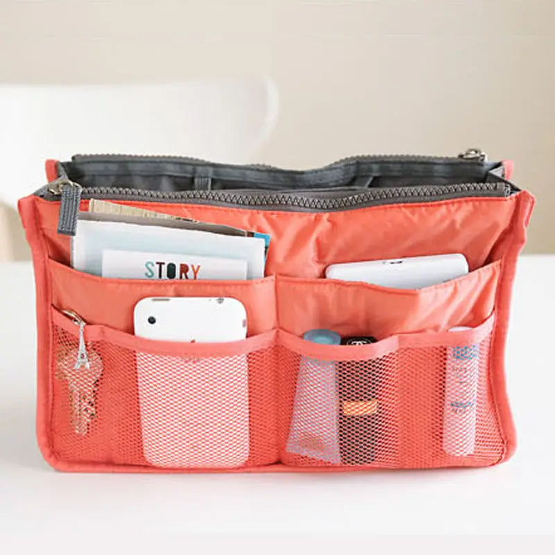 Large Capacity Hot Women Nylon Makeup Bag with Multiple Pockets