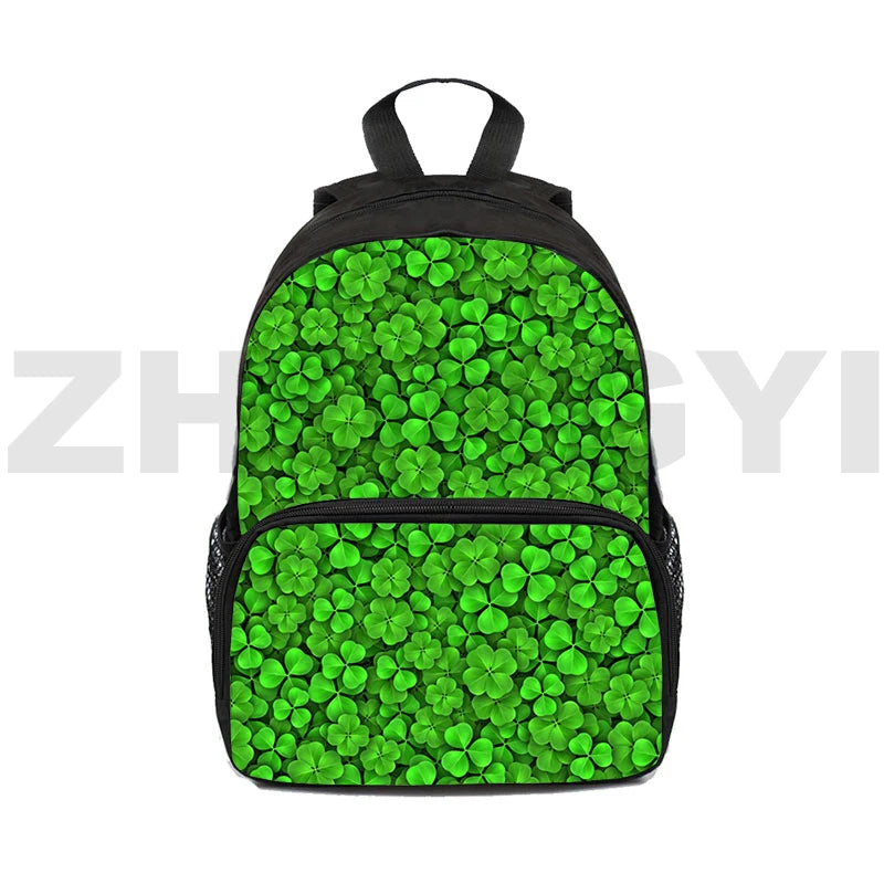 Anime St Patrick's Children's 3D Print School Backpack for Teenagers