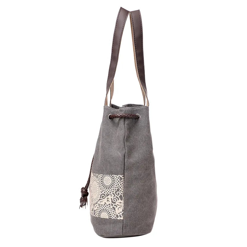 Canvas Women Bag Female Shopping Handbags Leisure Tote Beach Bags
