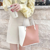 Large Women's Bag Shoulder Bags High Pu Leather Ladies Wild Bags