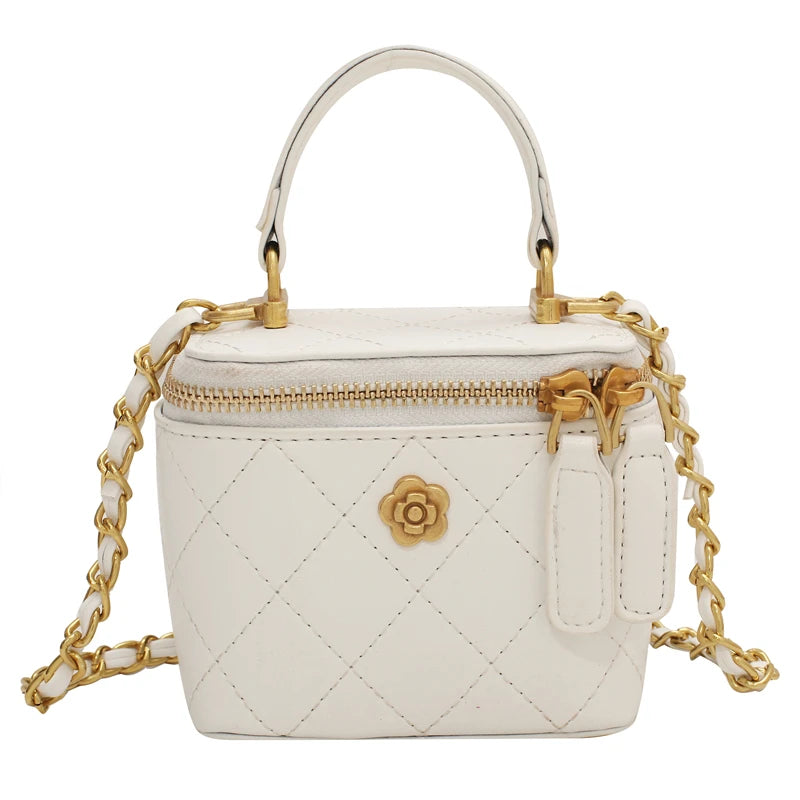 Mini Quilted Crossbody Bag for Women Classic Chain Handbag