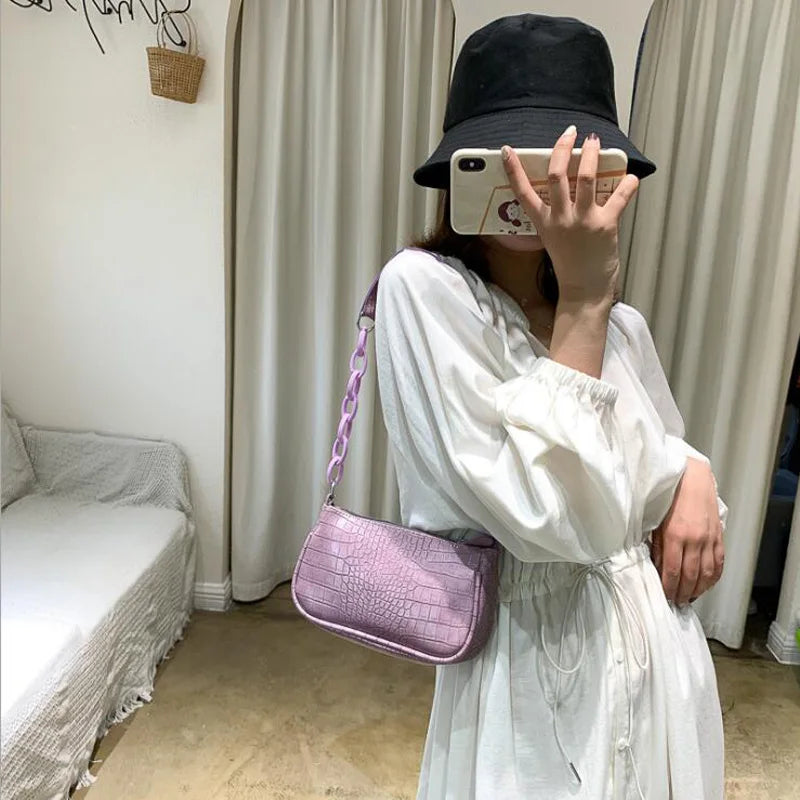 Women's Shoulder Bag PU Leather Lady Handbag