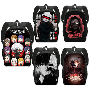 Tokyo Ghoul Backpack Travel Shoulder Bag Students Boys Girls Mochila Schoolbag