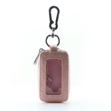 Crocodile Pattern Car Key Bag Double Zipper Keychain Case