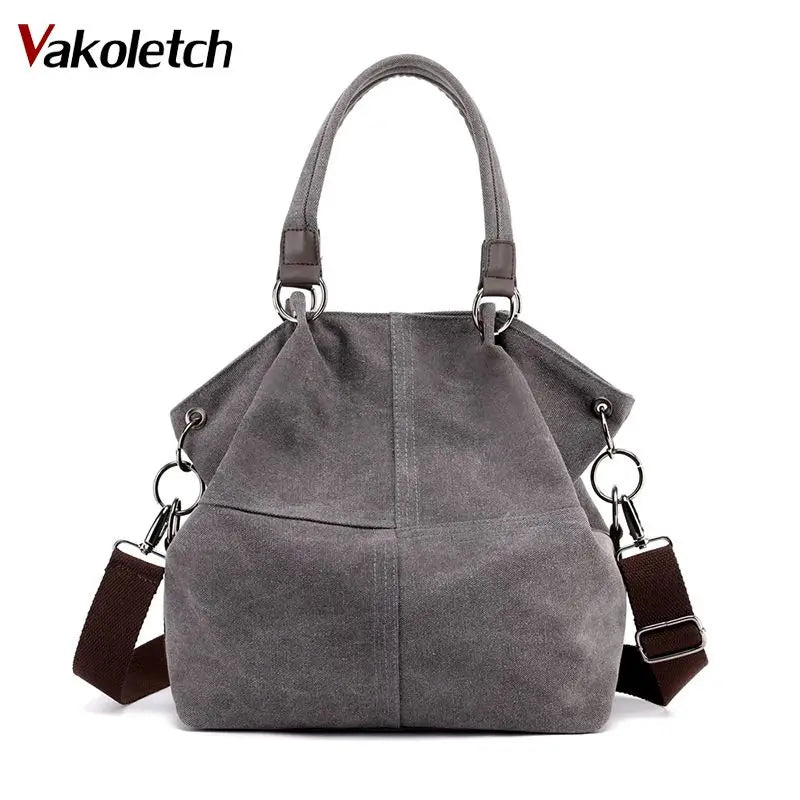 Casual Canvas Shoulder Bag Large Capacity Hobos Bag KL789