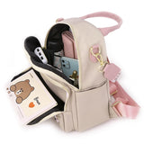 Women Ethnic Style Oxford Cloth Backpack Small Fresh Embroidery