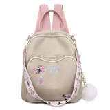 Women Ethnic Style Oxford Cloth Backpack Small Fresh Embroidery