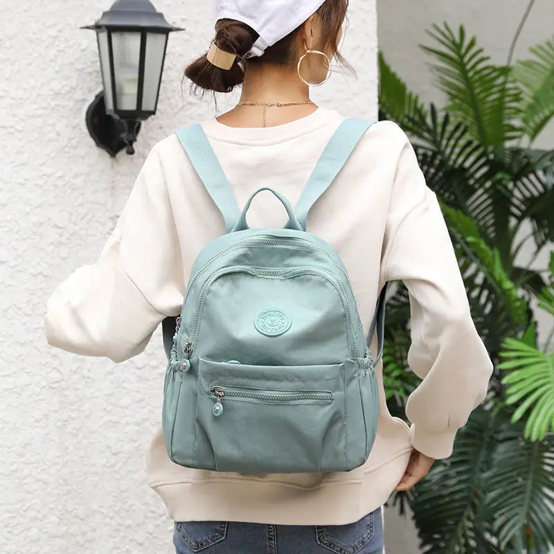Versatile Large Capacity Women's Backpack for Light Travel