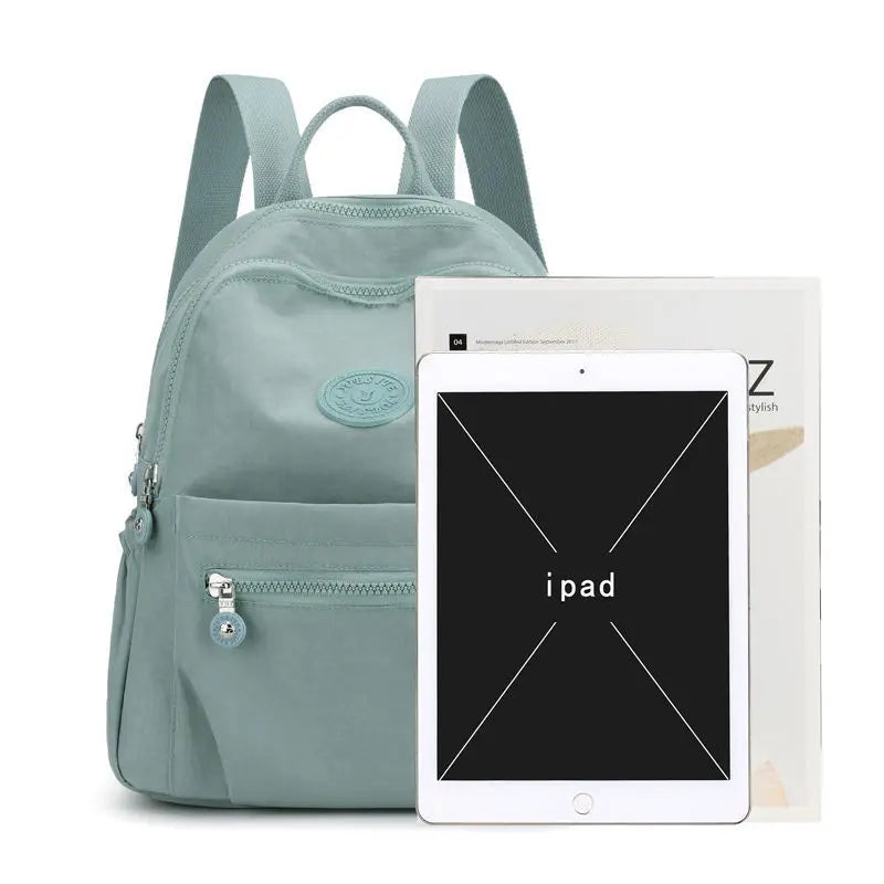 Versatile Large Capacity Women's Backpack for Light Travel