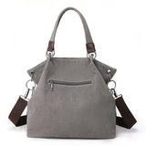 Casual Canvas Bag Women Portable Messenger Bag Large Capacity Bag