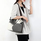 Casual Canvas Bag Women Portable Messenger Bag Large Capacity Bag