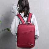 Canvas Zipper Backpack Large Capacity Multifunctional Bag