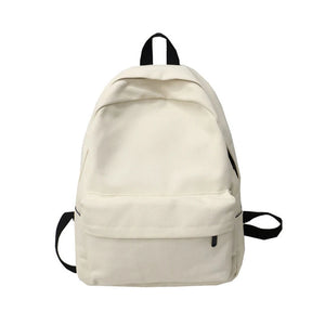 Canvas Backpack for Girl Students - Large Capacity