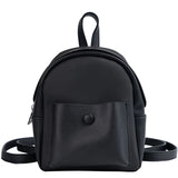 Mini PU Leather Backpack for Women Travel