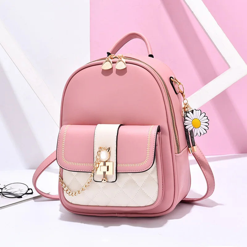 Casual Shoulder Bag Women 2022 Summer Diamond-shaped Travel Backpack Women
