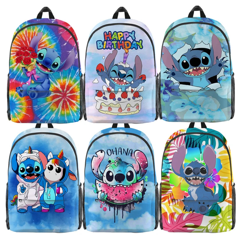 3D Kids School Backpack Boys Girls Rucksack Book Bag Teenagers