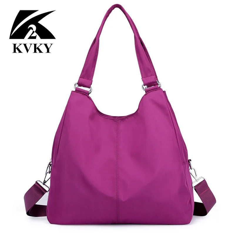 Casual Large Shoulder Bag Roomy Nylon Tote Famous Handbags Mummy S