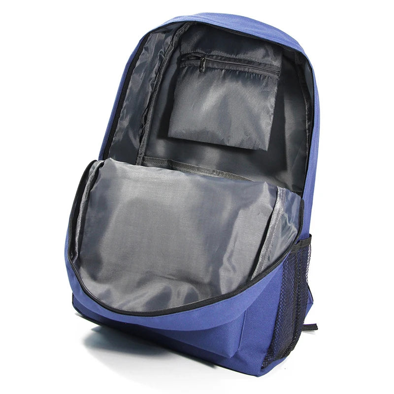 Starry Sky School Bag for Teens, Oxford Cloth Backpack for Boys and Girls