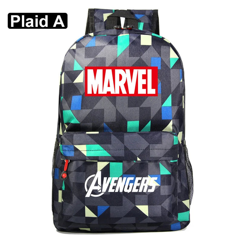 Starry Sky School Bag for Teens, Oxford Cloth Backpack for Boys and Girls