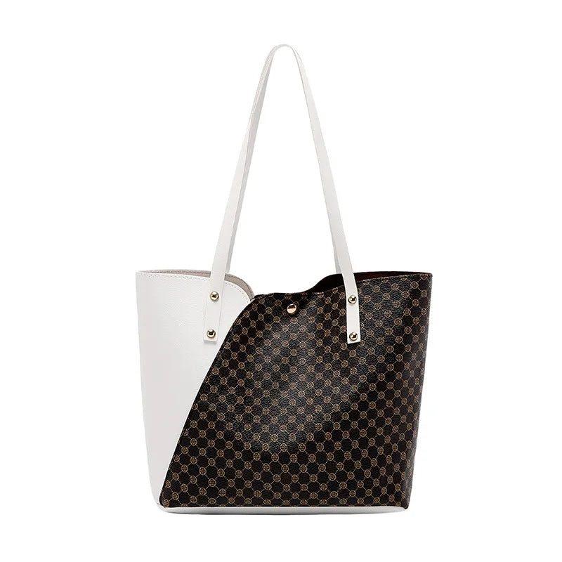 Large Women's Shoulder Bag PU Leather Wild Bag