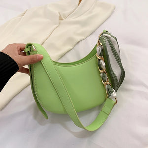 Chic Leather Shoulder Bag for Ladies
