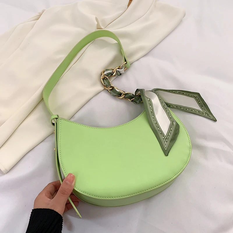 Chic Leather Shoulder Bag for Ladies