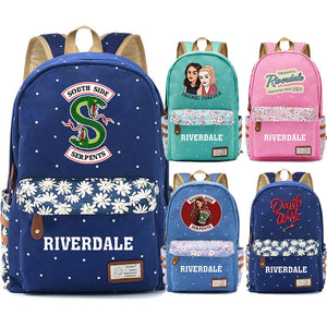 Cartoon Printing Student Schoolbag Floral Backpack