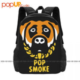 Pop Smoke Backpack Large Capacity School Storage Bag