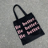 Corduroy Shoulder Bag Reusable Tote Handbag for Women