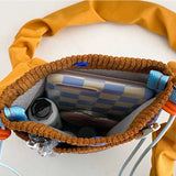 Corduroy Mini Shoulder Messenger Bag for Women