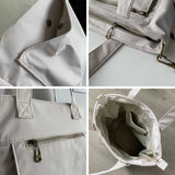 Waterproof Canvas Shoulder Bag for College Student Girl