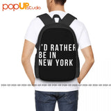 York Backpack Large Capacity Bookbag Swimming Gym Tote Bag