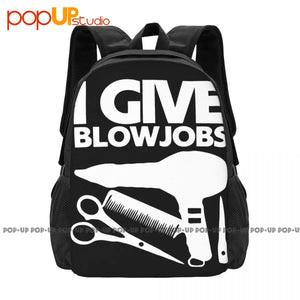 Barber Haircutting Joke Backpack Large Capacity Bookbag Schoolbag