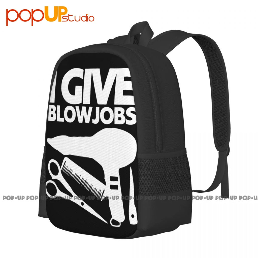 Barber Haircutting Joke Backpack Large Capacity Bookbag Schoolbag