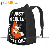 Foxes Backpack Large Capacity Swimming Riding Backpack