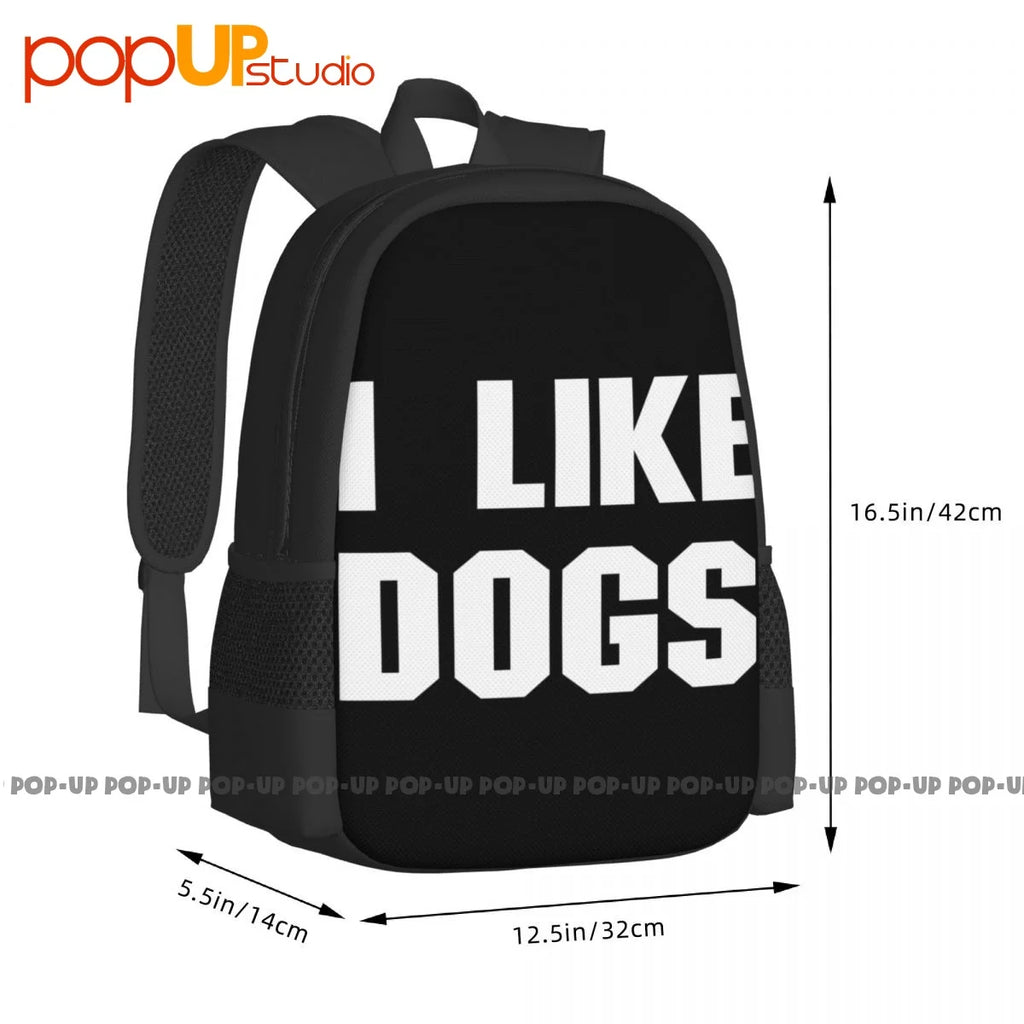 Dog Bulldog Poodle Backpack Large Capacity Gym Portable Storage Bag