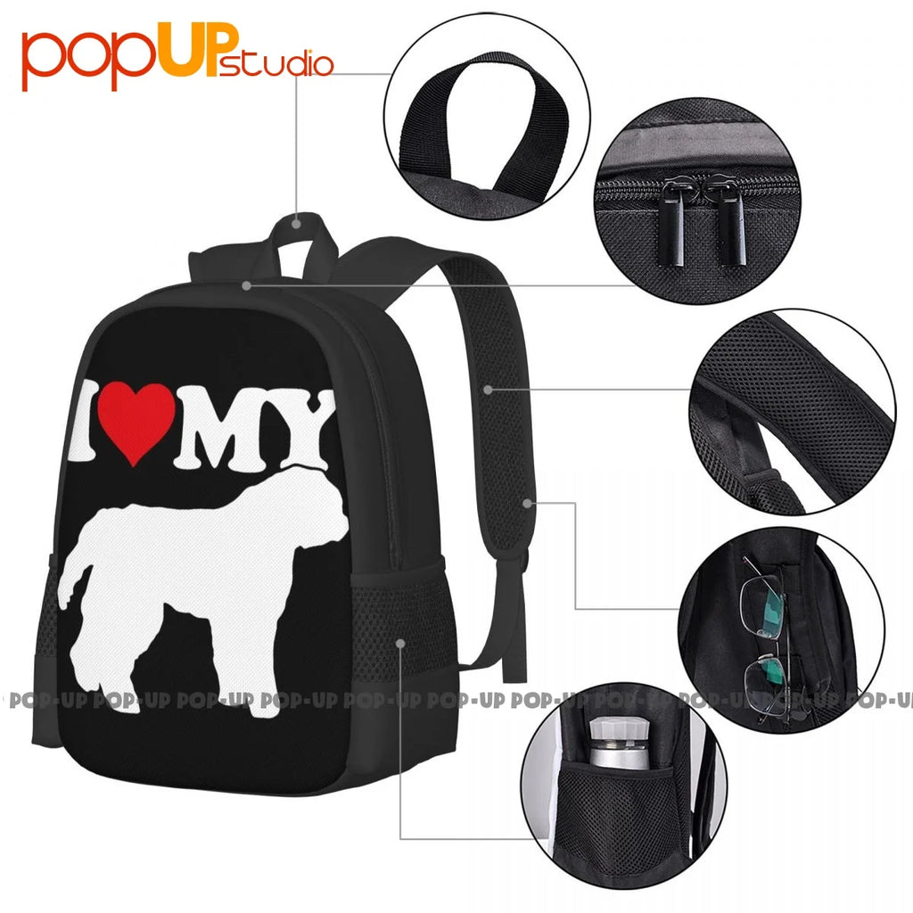Bouvier Des Flandres Backpack Large Capacity Softback Sports Bag
