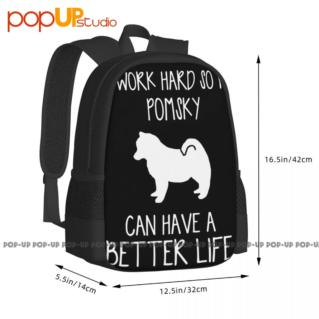 Pomsky Life Backpack - Large Capacity Training Storage Bag