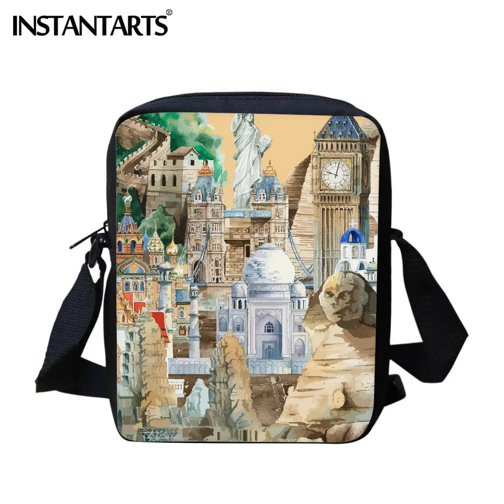 Building/Sights Small Crossbody Bag for Children