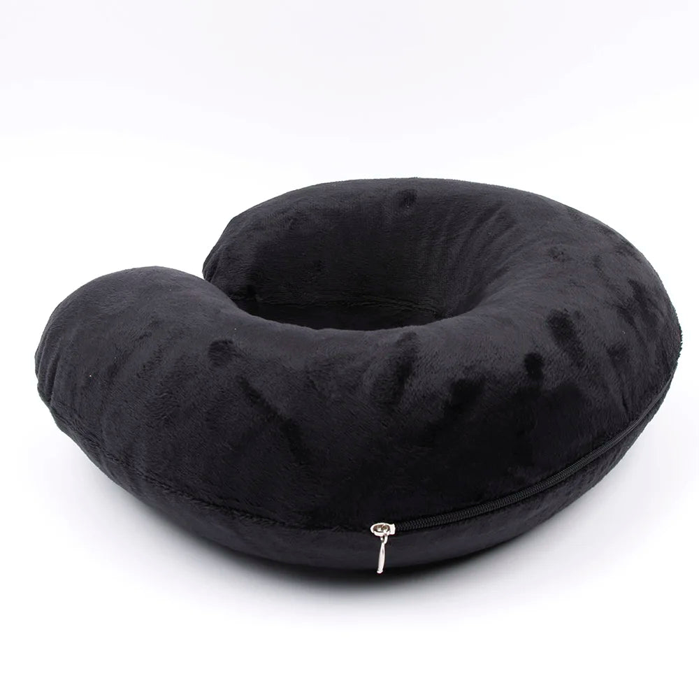 Comfortable U-Shaped Neck Pillow for Travel & Car, Pain Relief Support
