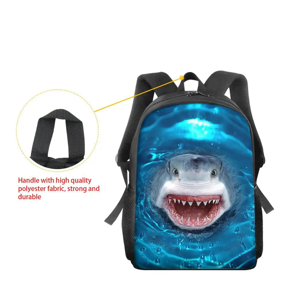 Ice and Fire Backpack 3D Printed Boy Football Pattern SchoolBag