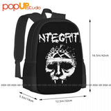 Integrity Skull Band Hardcore Punk Backpack Large Capacity