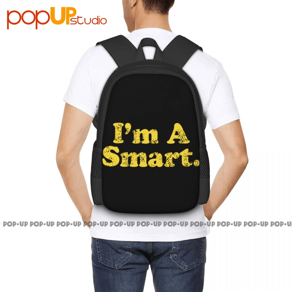 Smart Funny Graphic Backpack Large Capacity Bookbag Shoe Bag Storage Bag