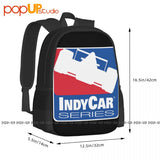 Indycar Racing Series Backpack Large Capacity Travel Beach Bag Gym Tote Bag