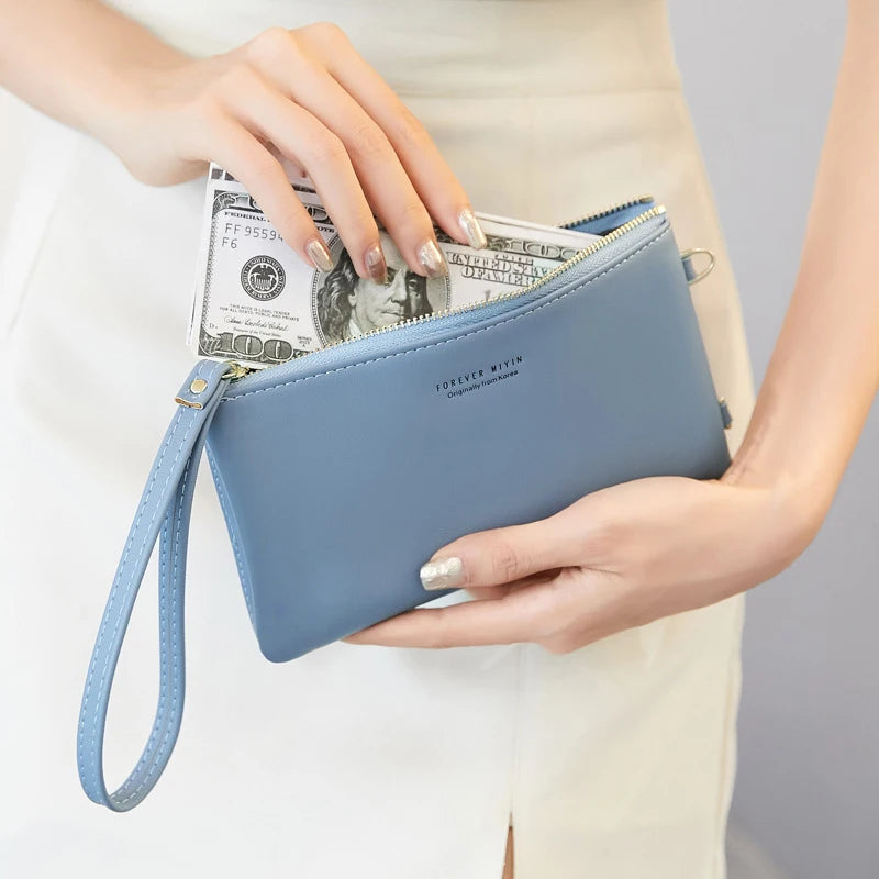 Touch-screen Mobile Phone Bag Crossbody Shoulder Bag Female Leather Handbag