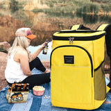 Insulated Cooler Bag With Corkscrew Leakproof Ice Beer Cooler Backpack