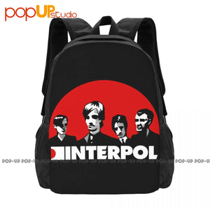 Interpol Band Fans Style Backpack Large Capacity Softback Gym Tote Bag