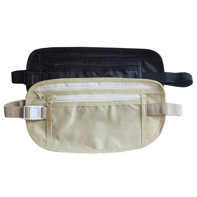 Invisible Travel Waist Pack Money Belt Bag for Phone Passport Cash Cards